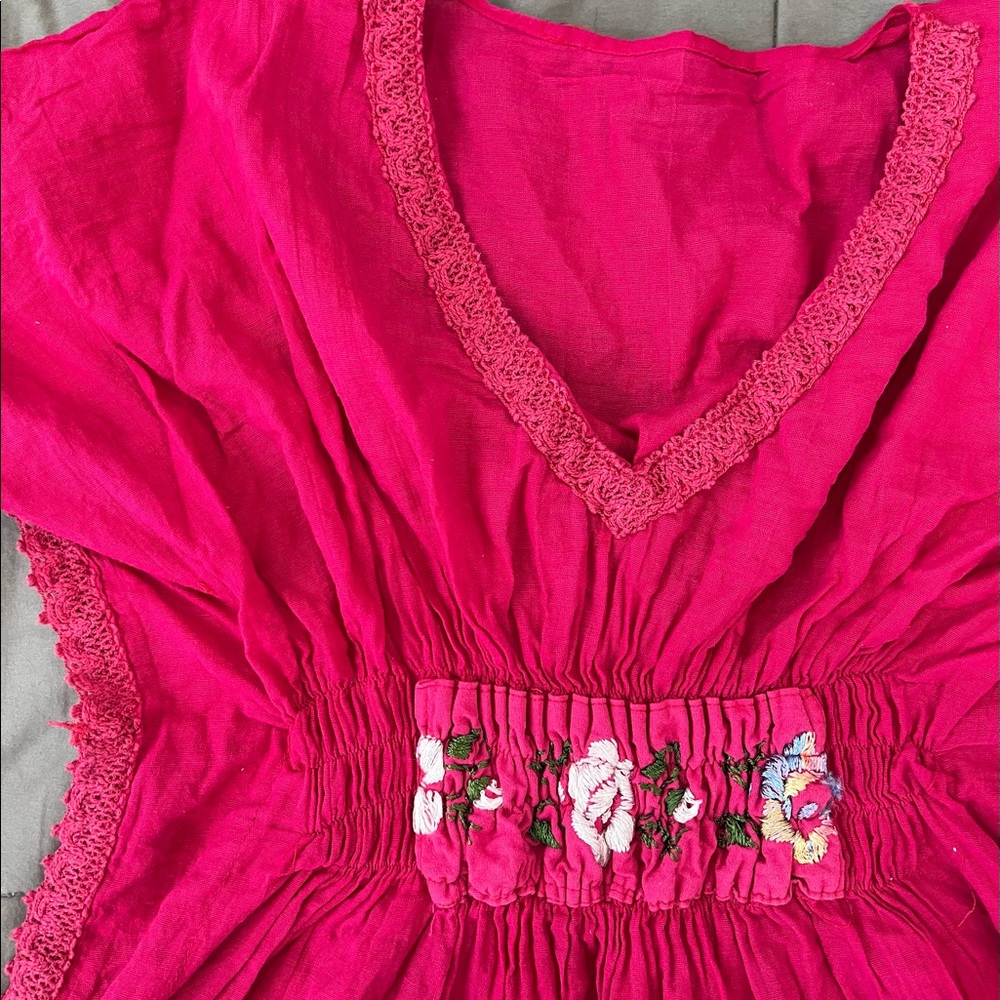 PINK MEXICAN BLOUSE